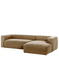Wohnen Sofas<Hochwertige Chenille Eckcouch in Beige - Crotone