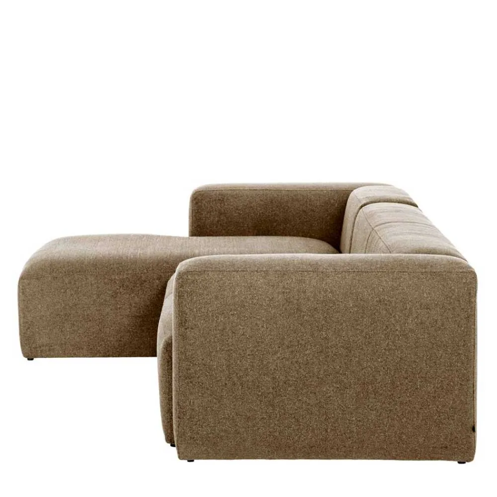 Wohnen Sofas<Hochwertige Chenille Eckcouch in Beige - Crotone