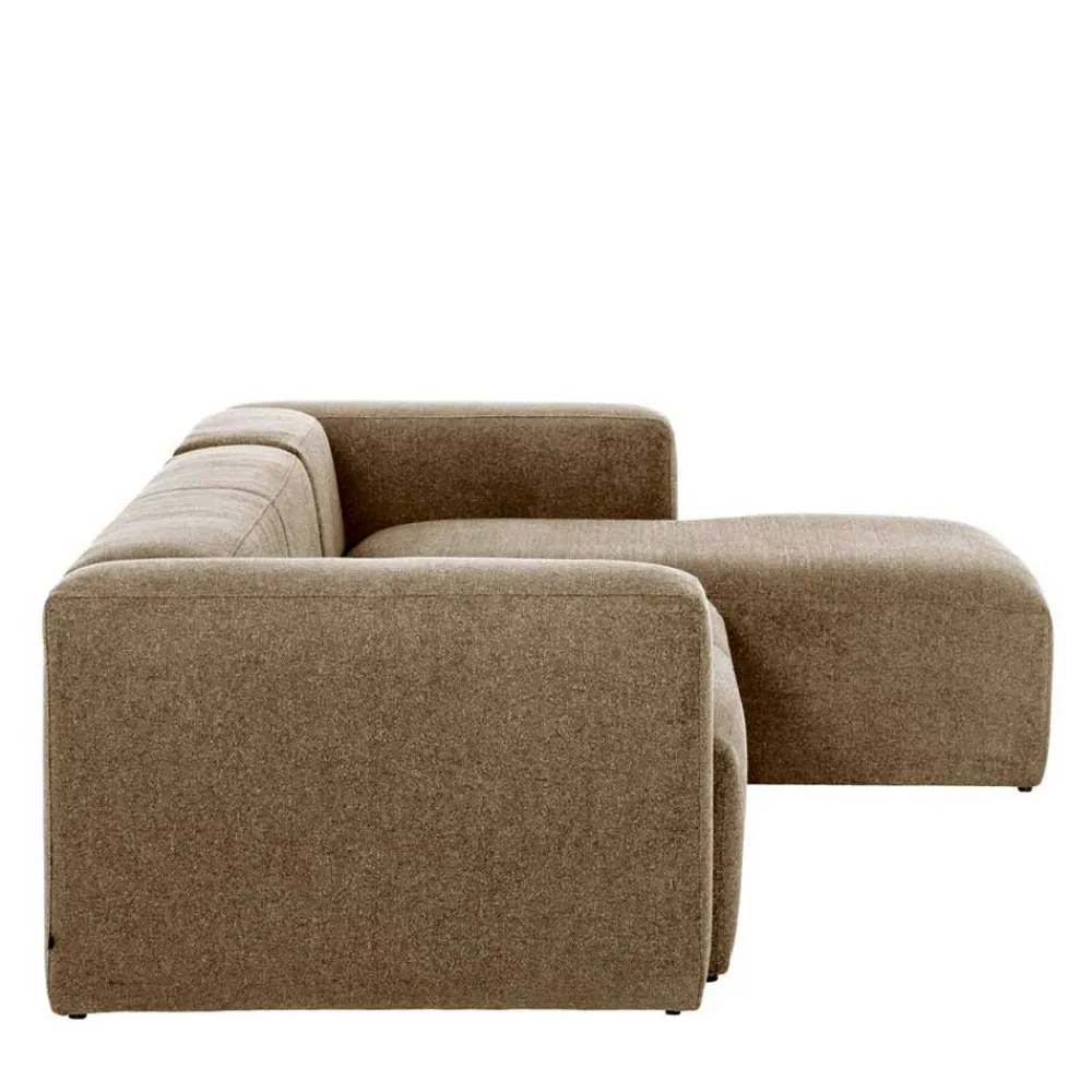 Wohnen Sofas<Hochwertige Chenille Eckcouch in Beige - Crotone