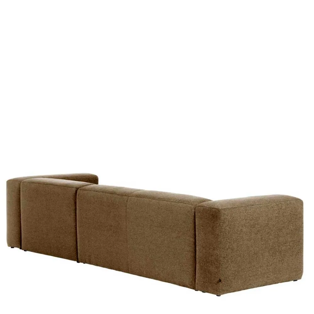 Wohnen Sofas<Hochwertige Chenille Eckcouch in Beige - Crotone