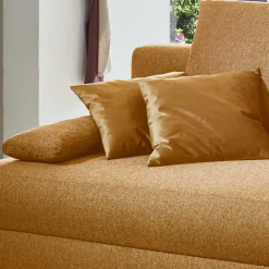 Wohnen Betten|Sofas<Hochwertige Klappcouch in hellem Braun - Heavens