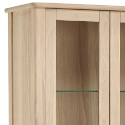Wohnen Vitrinen<Hochwertige Massivholz Vitrine 2-türig - Vangus I