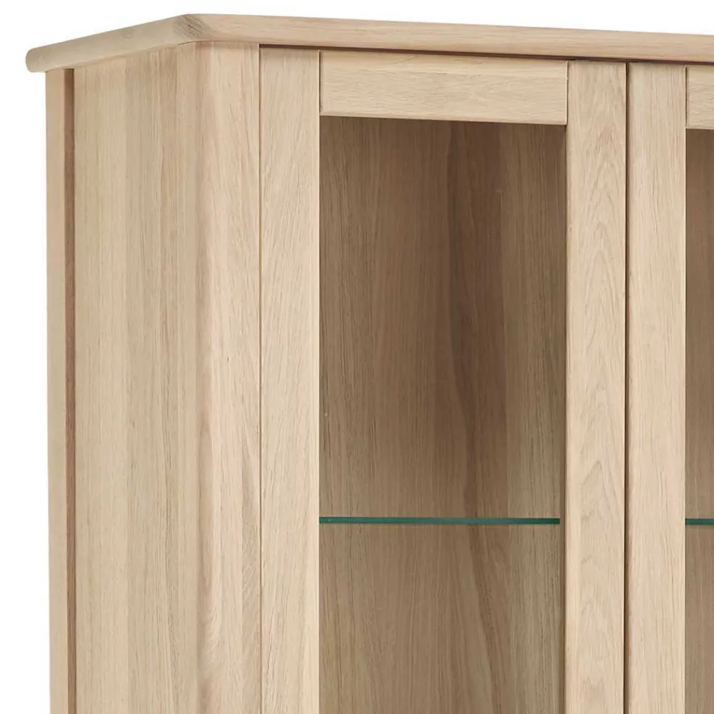 Wohnen Vitrinen<Hochwertige Massivholz Vitrine 2-türig - Vangus I