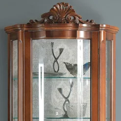 Wohnen Vitrinen|Schränke<Hochwertige Vitrine im Barock Stil Dentro 214cm hoch