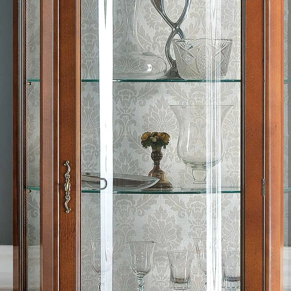 Wohnen Vitrinen|Schränke<Hochwertige Vitrine im Barock Stil Dentro 214cm hoch