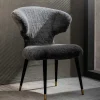 Wohnen Stühle<Hochwertiger Design Stuhl aus Kunstfell in Grau - Zarodrana