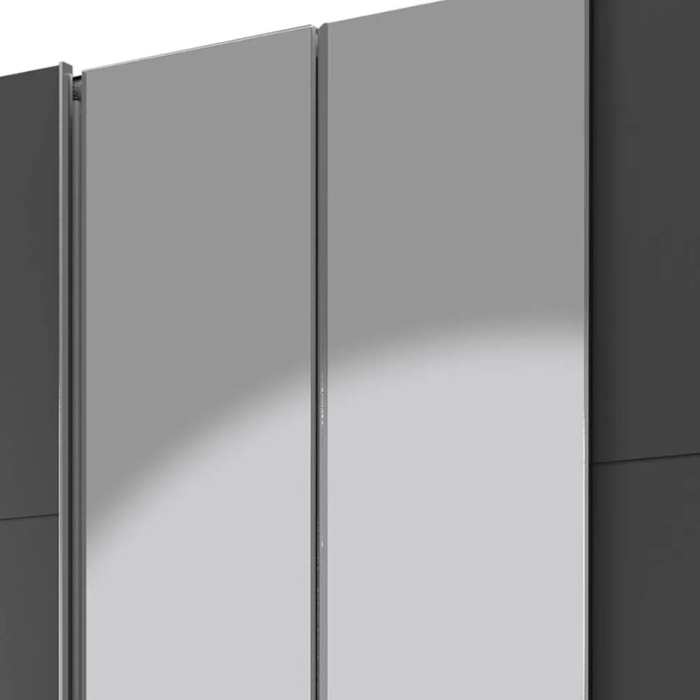 Wohnen Kleiderschränke<Hochwertiger Kleiderschrank mit Dreh- und Schiebetüren - Bafata