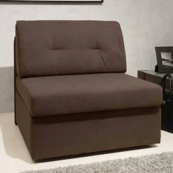 Wohnen Sofas<Hochwertiger Schlafsessel in Dunkelbraun - Camuna