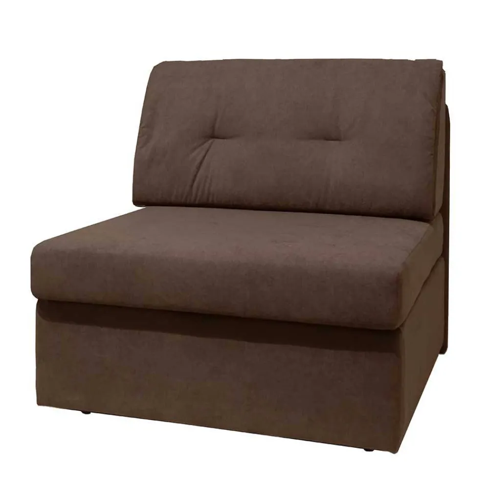 Wohnen Sofas<Hochwertiger Schlafsessel in Dunkelbraun - Camuna