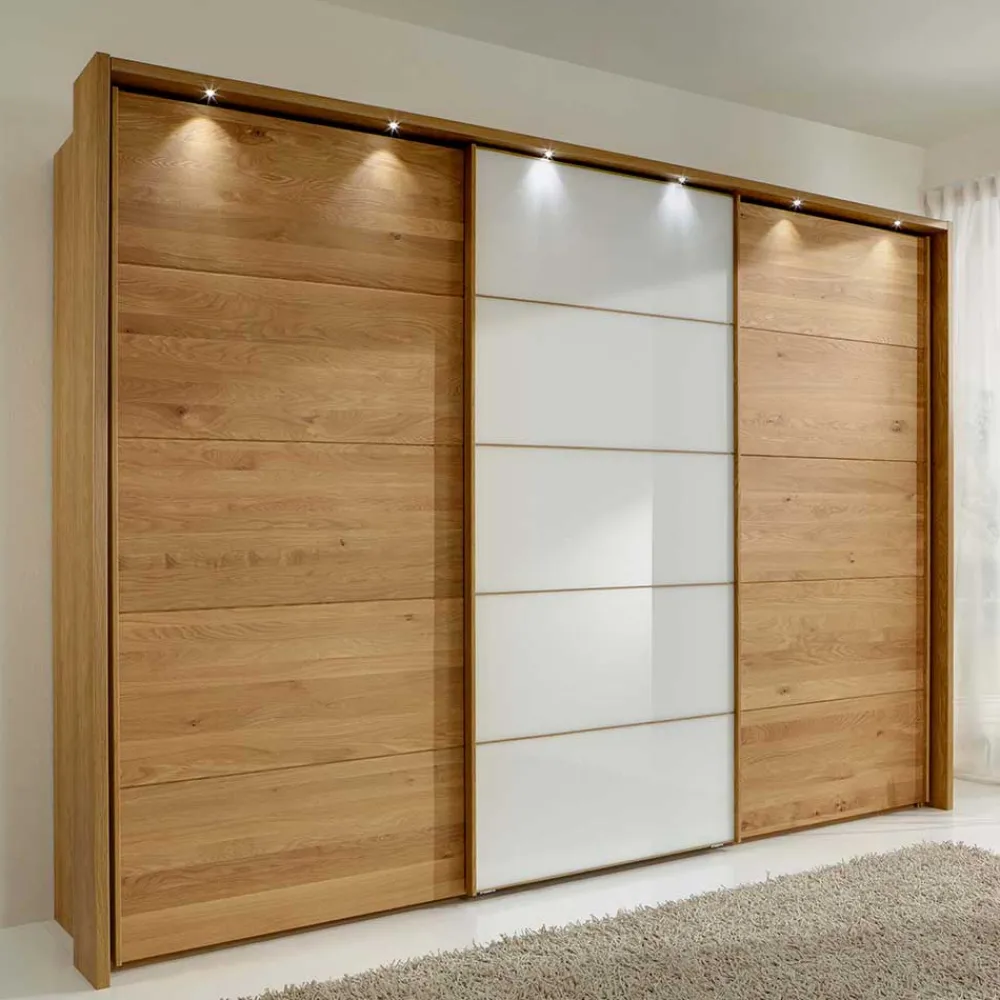 Wohnen Kleiderschränke<Hochwertiger Schlafzimmerschrank mit Schwebetüren - Crucav