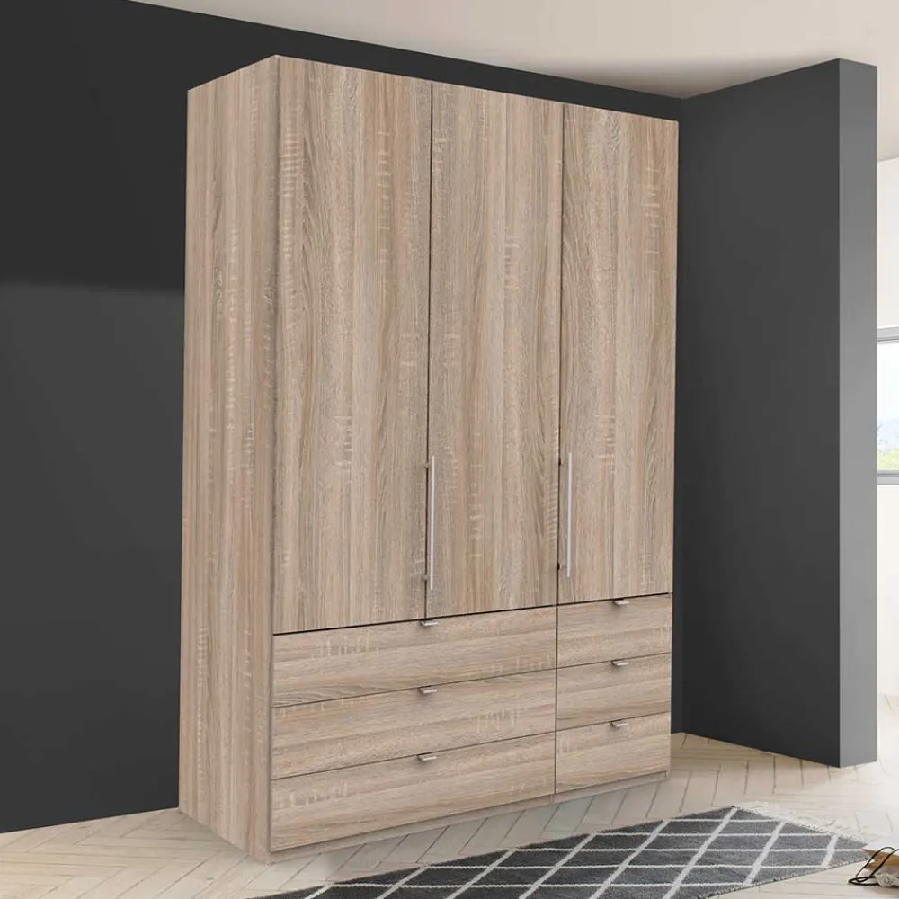 Wohnen Kleiderschränke<Hochwertiger Schlafzimmerschrank foliert Holzoptik - Zayun