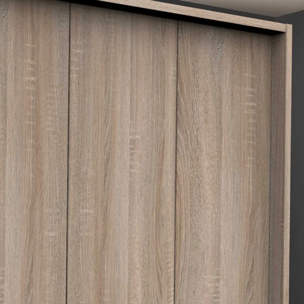 Wohnen Kleiderschränke<Hochwertiger Schlafzimmerschrank foliert Holzoptik - Zayun
