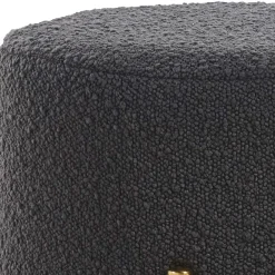 Wohnen Hocker<Hocker in Anthrazit Boucle Bezug - Perceval