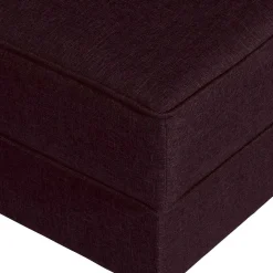 Wohnen Hocker<Hocker in Bordeaux Rot und Buche - Sanjuas