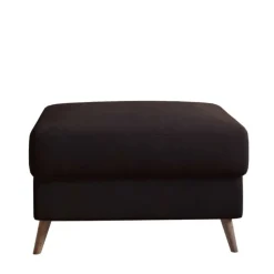 Wohnen Hocker<Hocker in Dunkelbraun und Holz Natur - Smento