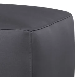 Wohnen Hocker<Hocker in Dunkelgrau Kunstleder - Loudes