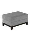 Wohnen Hocker<Hocker in Grau Stoffbezug - Enevo