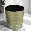 Wohnen Hocker<Hocker in Schwarz und Oliv Grün und Silber - Egeta