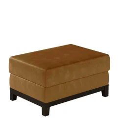 Wohnen Hocker<Hocker in Senfgelb Samtbezug - Satira