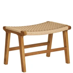 Wohnen Hocker<Hocker mit Kordelgeflecht-Sitz - Merlan