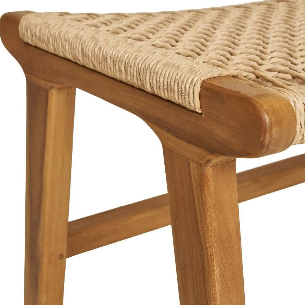 Wohnen Hocker<Hocker mit Kordelgeflecht-Sitz - Merlan