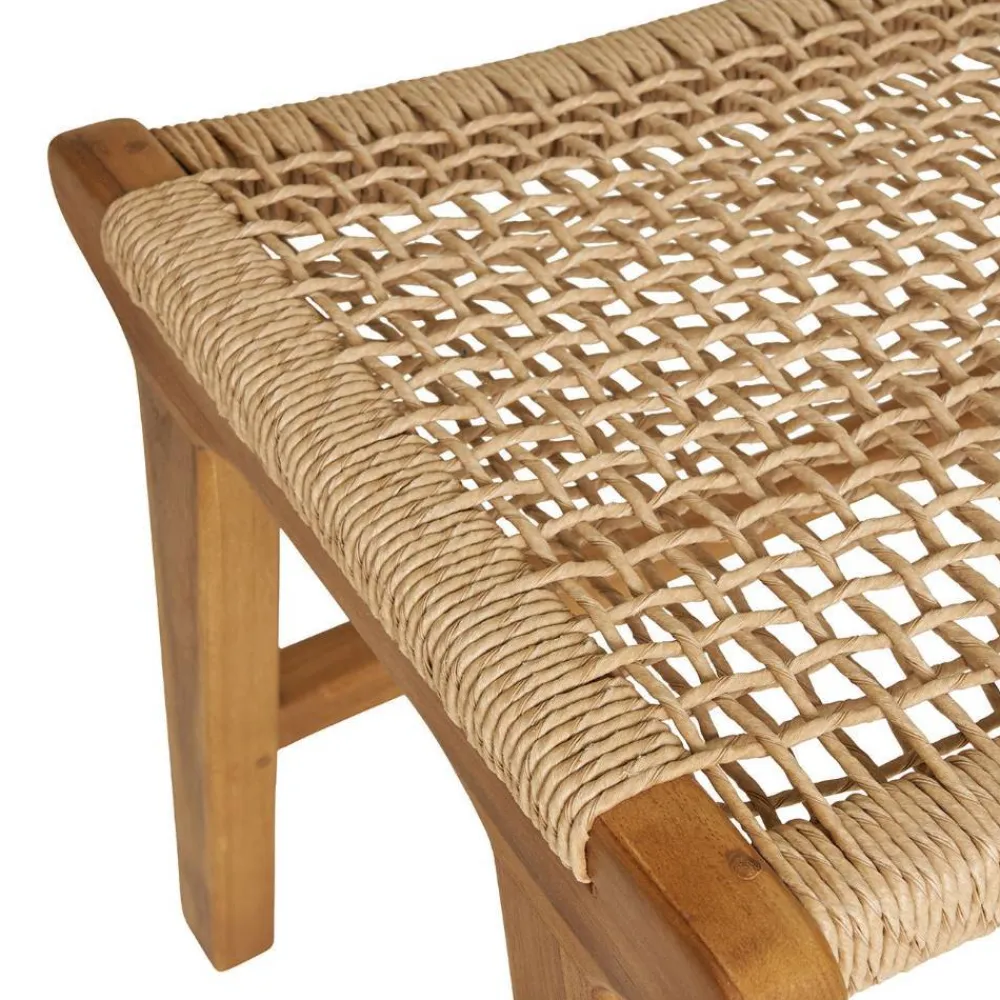 Wohnen Hocker<Hocker mit Kordelgeflecht-Sitz - Merlan