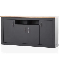 Wohnen Sideboards<Hohe Anrichte im Modernen Landhaus Look - Lionel