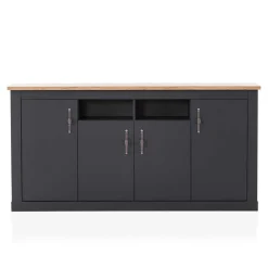 Wohnen Sideboards<Hohe Anrichte im Modernen Landhaus Look - Lionel