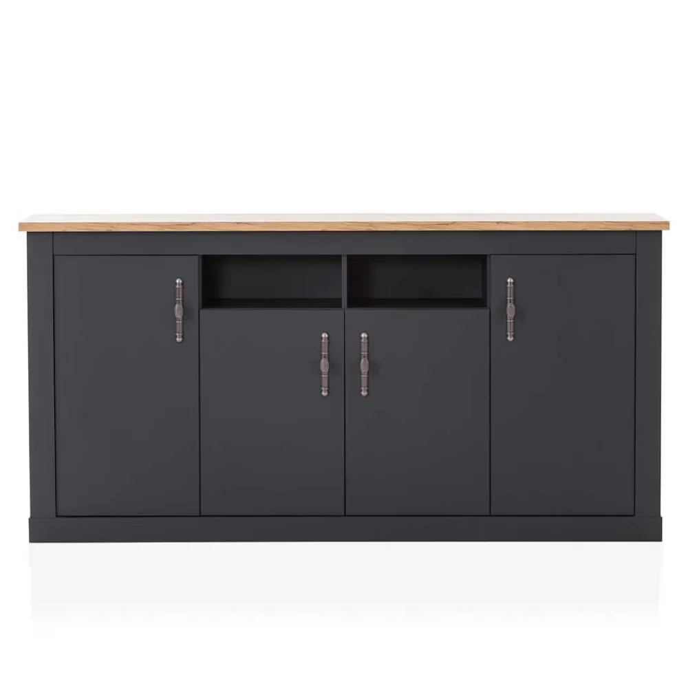 Wohnen Sideboards<Hohe Anrichte im Modernen Landhaus Look - Lionel