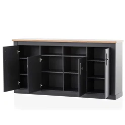 Wohnen Sideboards<Hohe Anrichte im Modernen Landhaus Look - Lionel