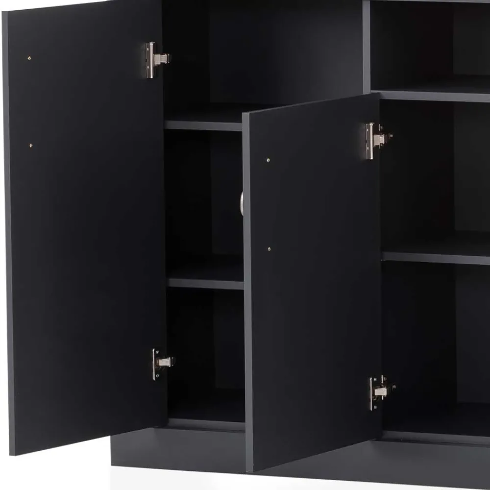 Wohnen Sideboards<Hohe Anrichte im Modernen Landhaus Look - Lionel