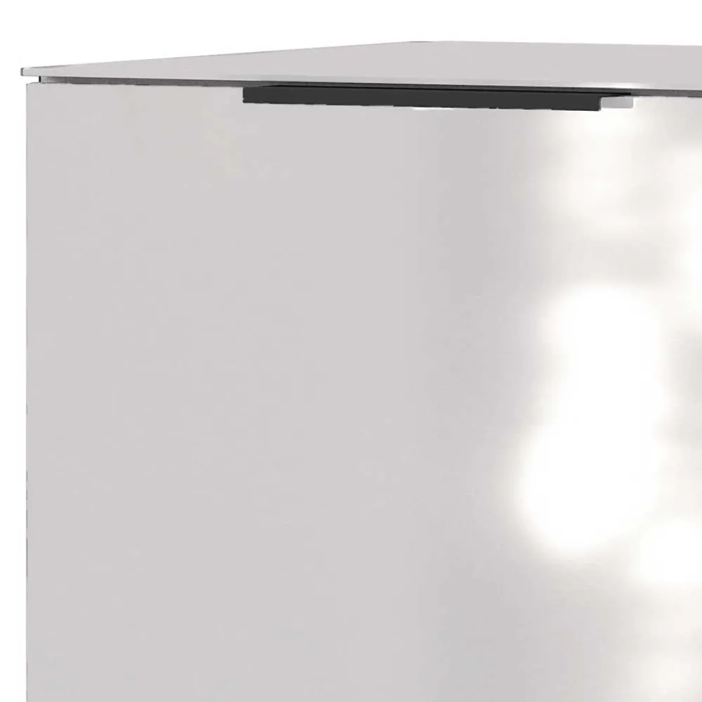 Wohnen Sideboards<Hohe Kombi-Kommode in Hellgrau - Aquara