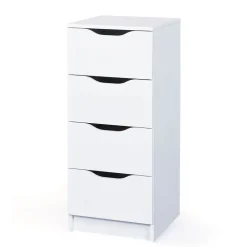 Wohnen Kommoden<Hohe Kommode Danjala in Weiß