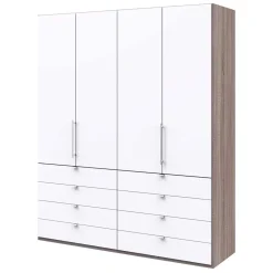 Wohnen Kleiderschränke<Hoher Falttürenschrank 2 türig - Tivierto