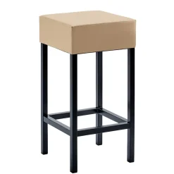 Wohnen Hocker<Hoher Hocker in Beige & Schwarz - Daspony
