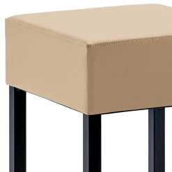 Wohnen Hocker<Hoher Hocker in Beige & Schwarz - Daspony