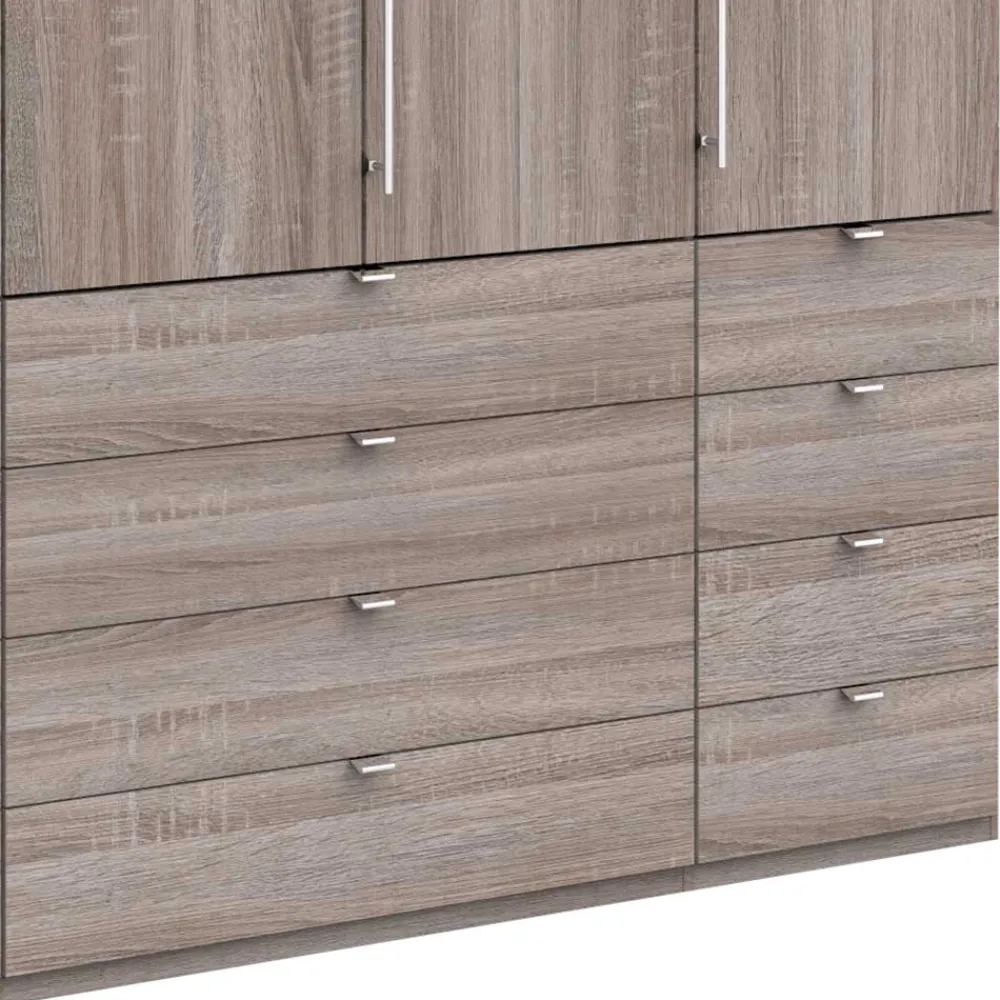 Wohnen Kleiderschränke<Hoher Kleiderschrank foliert - Crenba