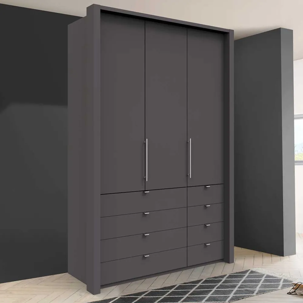 Wohnen Kleiderschränke<Hoher Schlafzimmer Schrank in Braun - Sitanio