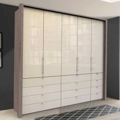 Wohnen Kleiderschränke|Schränke<Hoher Schlafzimmer-Kleiderschrank mit zwölf Schubladen - Lavista