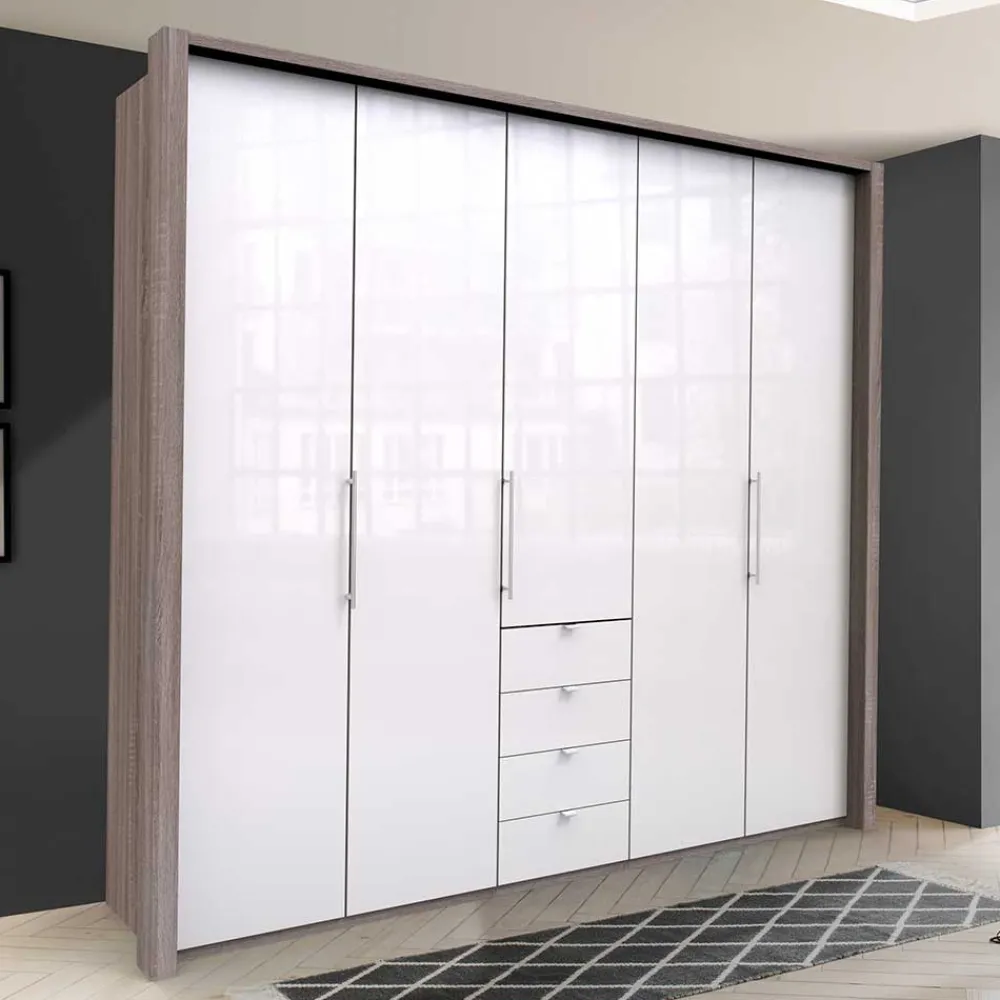 Wohnen Kleiderschränke|Schränke<Hoher Schlafzimmer-Kleiderschrank kombiniert - Empresian