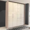 Wohnen Schränke<Hoher Schlafzimmerschrank 2-türig & 4 Schubladen - Rativian