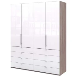 Wohnen Kleiderschränke<Hoher Schlafzimmerschrank 2-türig - Empresian