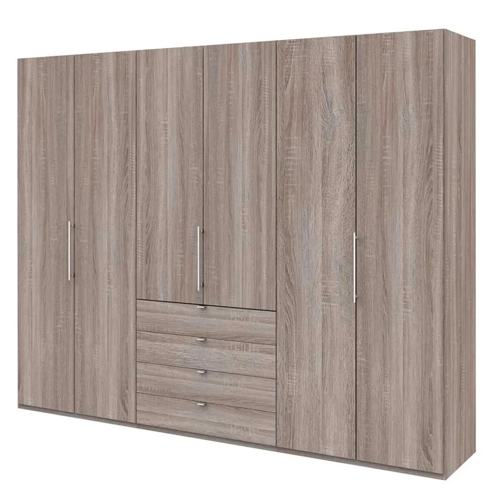 Wohnen Kleiderschränke|Schränke<Hoher Schlafzimmerschrank 3 türig - Crenba