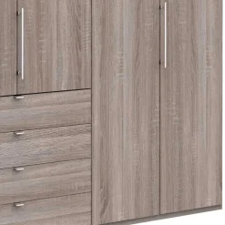 Wohnen Kleiderschränke|Schränke<Hoher Schlafzimmerschrank 3 türig - Crenba
