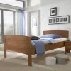 Wohnen Betten<Hohes Bett Florentina aus Buche Massivholz