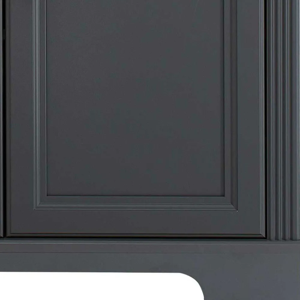 Wohnen Sideboards<Hohes Sideboard in Dunkelgrau & Eiche - Joe