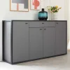 Wohnen Sideboards<Hohes Sideboard in Grau & Anthrazit - Ridona