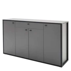 Wohnen Sideboards<Hohes Sideboard in Grau & Anthrazit - Ridona