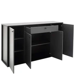 Wohnen Sideboards<Hohes Sideboard in Grau & Anthrazit - Ridona
