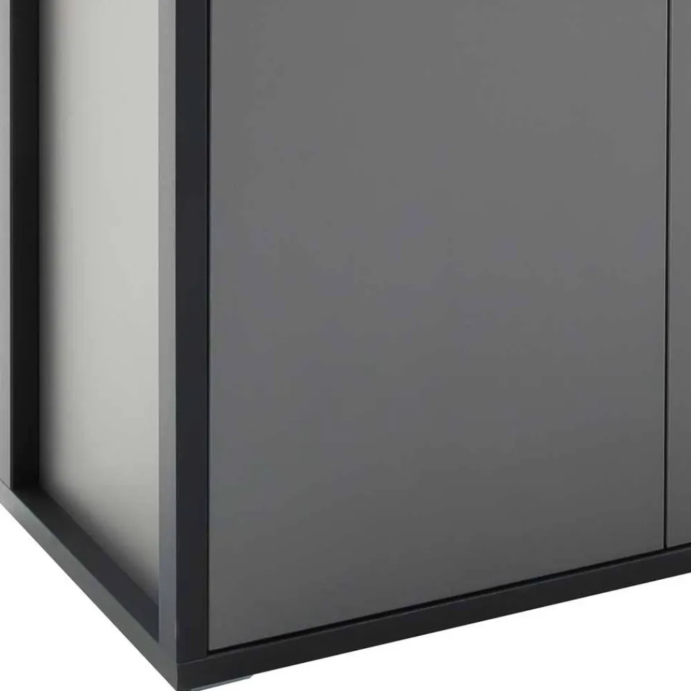 Wohnen Sideboards<Hohes Sideboard in Grau & Anthrazit - Ridona